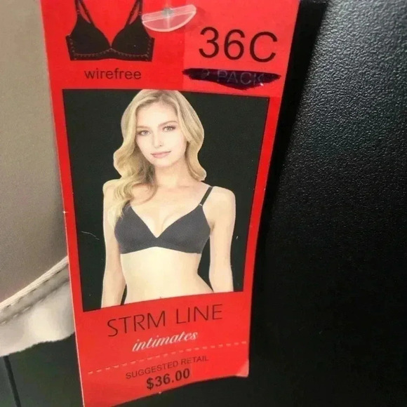 STRM LINE Intimates wire free,adjustable straps,lightly padded, soft,silky - Picture 3 of 5